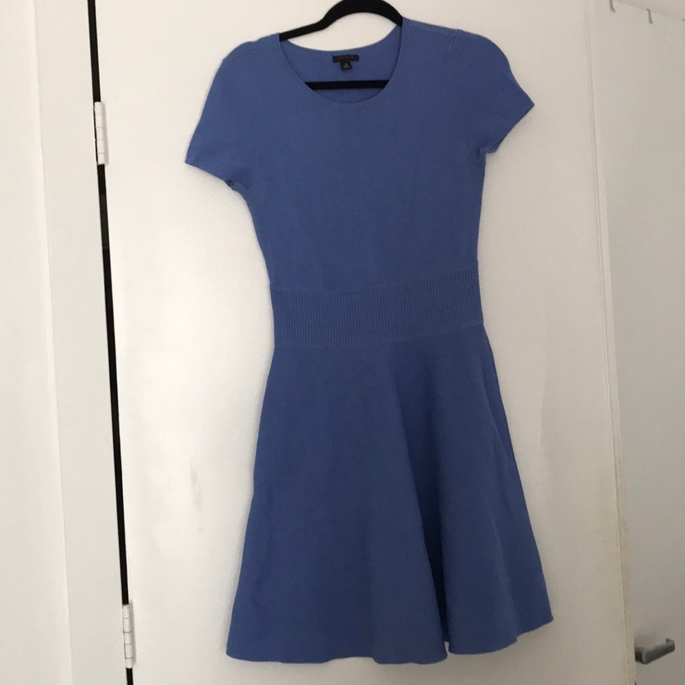 Blue Ann Taylor a-line dress. SUPER comfortable!